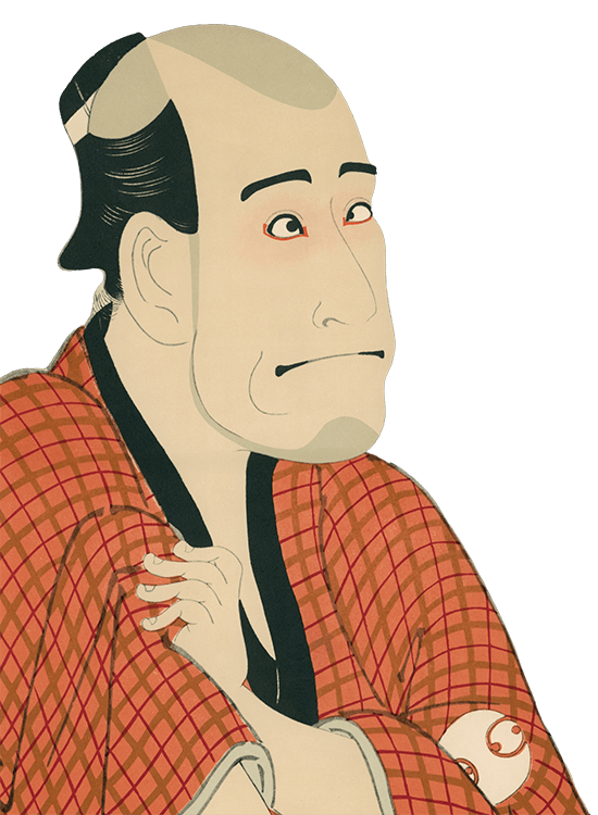 腕組みする男性